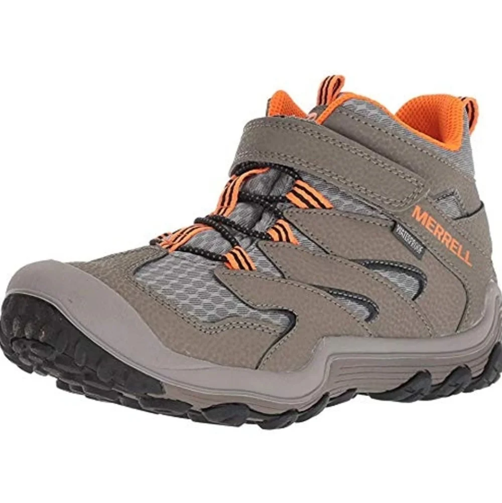 Merrell Chamillion 7 Access Mid Waterproof Grey/Orange Size 7